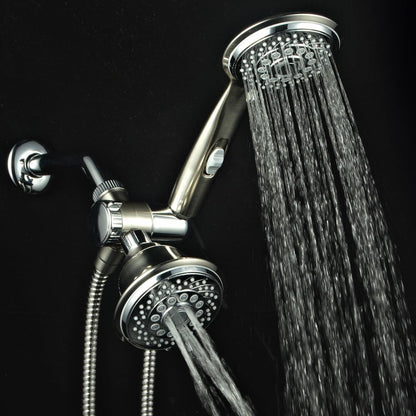 HotelSpa Designer Collection - Doccia combinata in cromo e nichel spazzolato - Multicolore