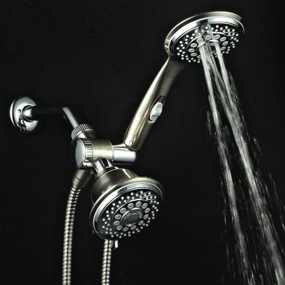 HotelSpa Designer Collection - Doccia combinata in cromo e nichel spazzolato - Multicolore