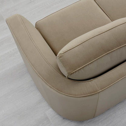 Divano in tessuto Hydeline Albert con memory foam e molle