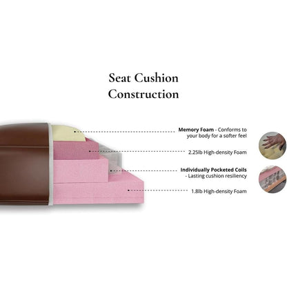 Divano in pelle pieno fiore Hydeline Magnum
