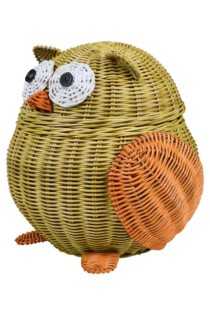 Tressage - Gufo In Midollino Verde Medio