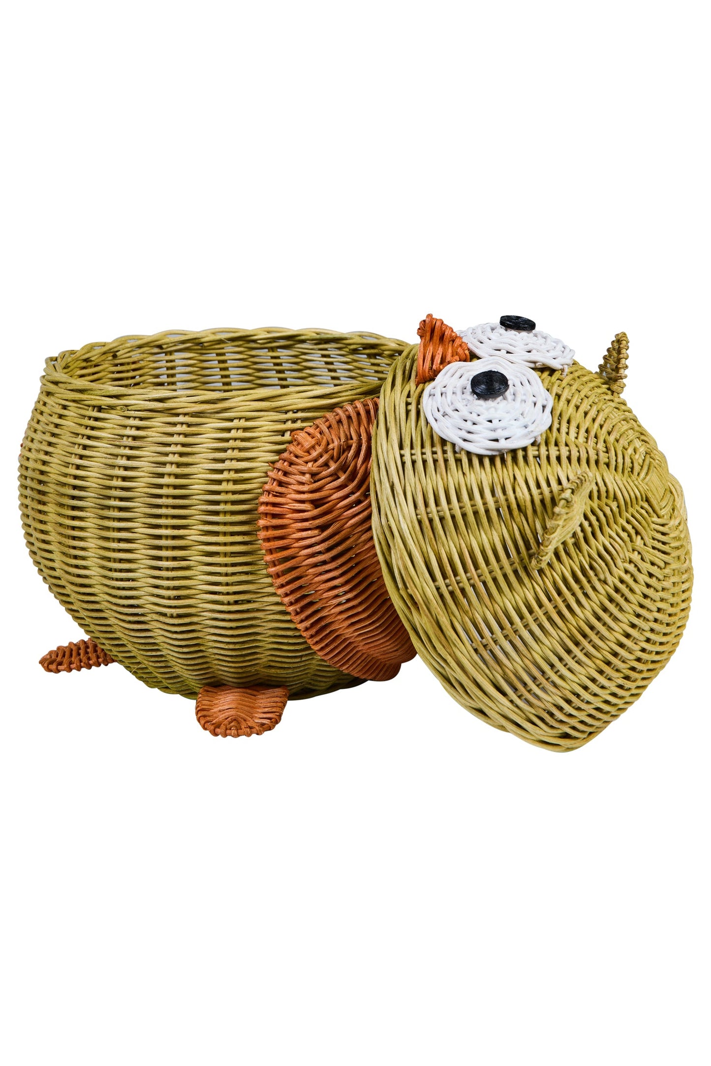 Tressage - Gufo In Midollino Verde Medio