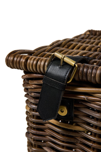 Panier - Cesta Bauletto Con Lacci In Pelle