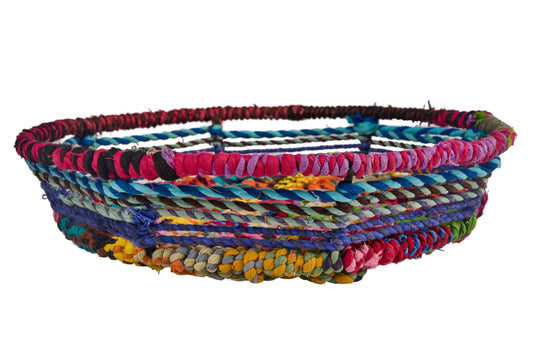 Cesto Ferro Rivestito In Cotone Riciclato