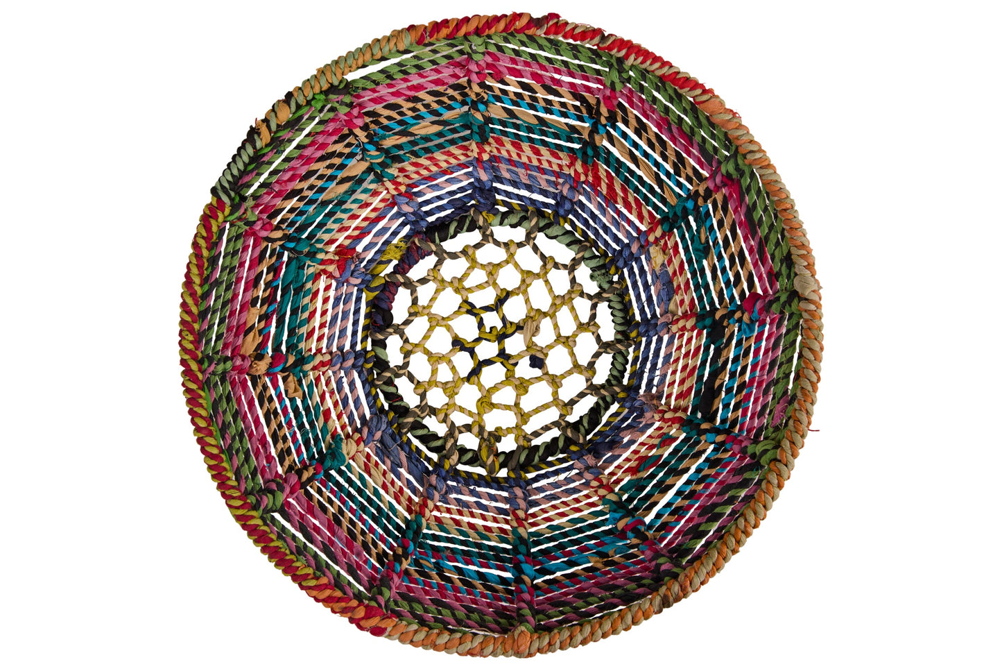 Cesto Ferro Rivestito In Cotone Riciclato