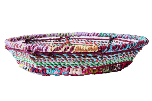 Misto Cotone - Cesta Bassa Intreccio Cotone Colorato