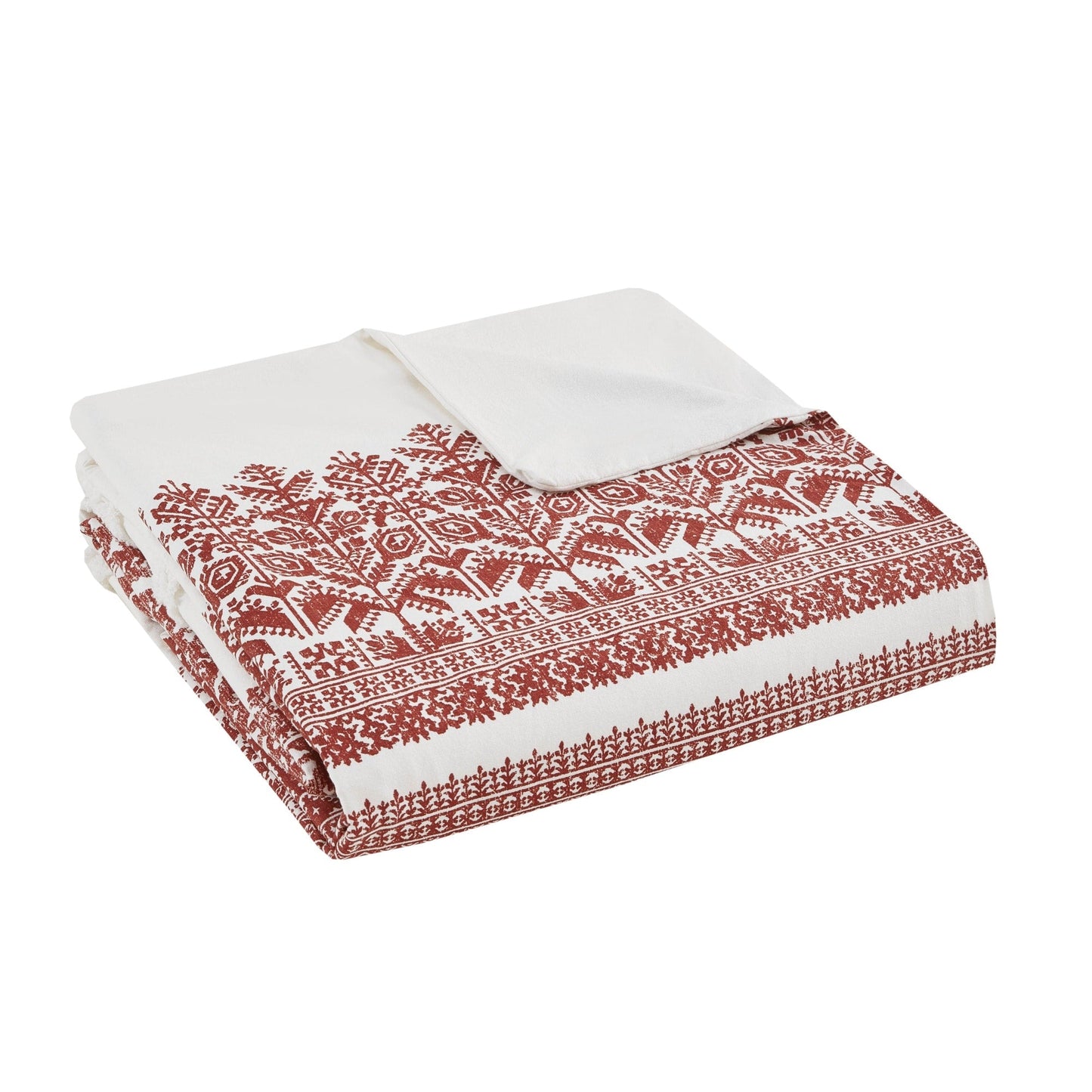 Set copripiumino INK+IVY Mila 3 pezzi in cotone con trapuntatura in ciniglia