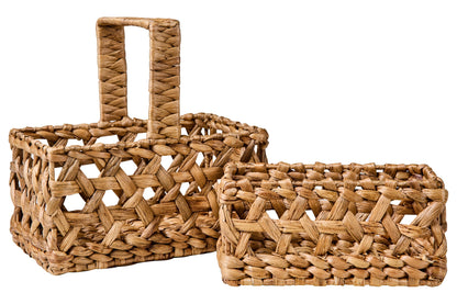 Intrecci - Cestine Porta Pane Set 1/2 Intreccio Forato