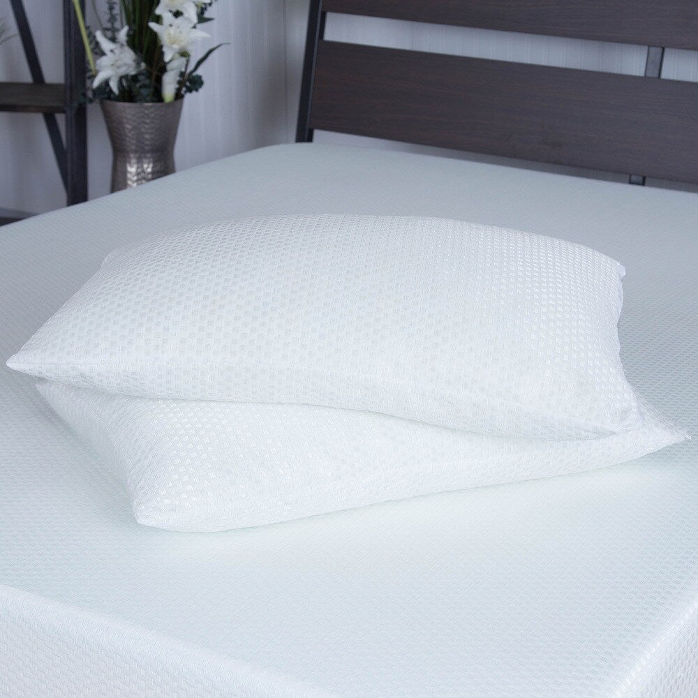 Materasso in memory foam gel Icon Sleep by Somette da 10 pollici per letto singolo con cuscino