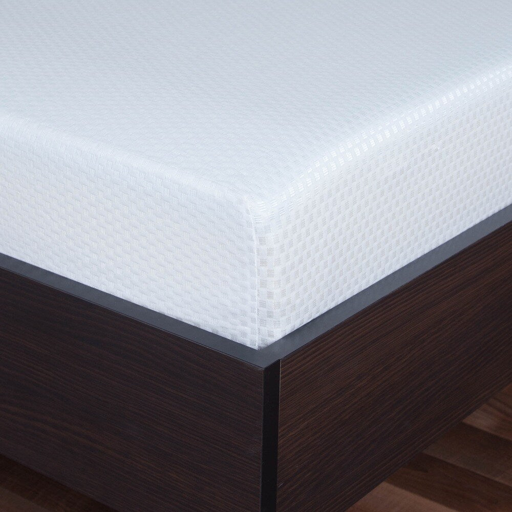 Materasso in memory foam gel corto da 8 pollici per letto matrimoniale Icon Sleep by Somette con cuscini