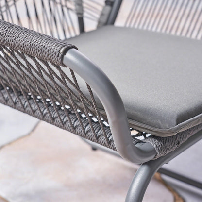 Set da salotto intrecciato da 3 pezzi Idaho Outdoor di Christopher Knight Home