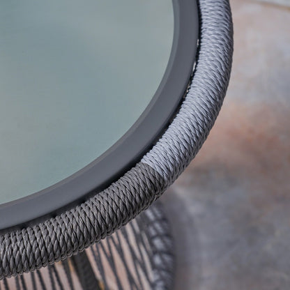 Set da salotto intrecciato da 3 pezzi Idaho Outdoor di Christopher Knight Home