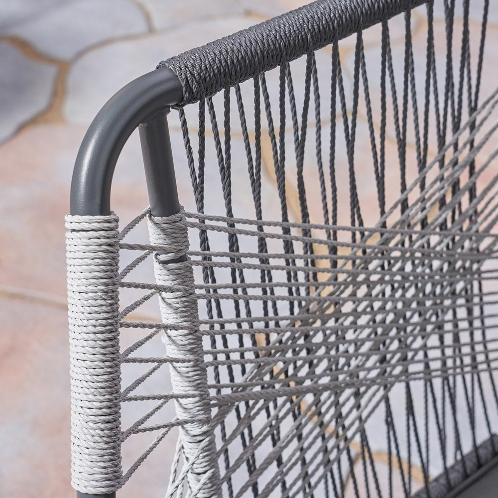 Set da salotto intrecciato da 3 pezzi Idaho Outdoor di Christopher Knight Home