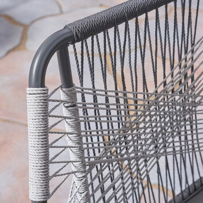 Set da salotto intrecciato da 3 pezzi Idaho Outdoor di Christopher Knight Home