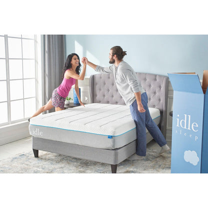Materasso in memory foam Gel Plush Idle Sleep da 14 pollici