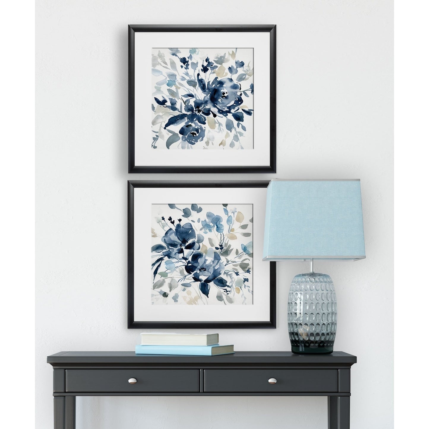 Indigo Garden I - Set da 2 pezzi