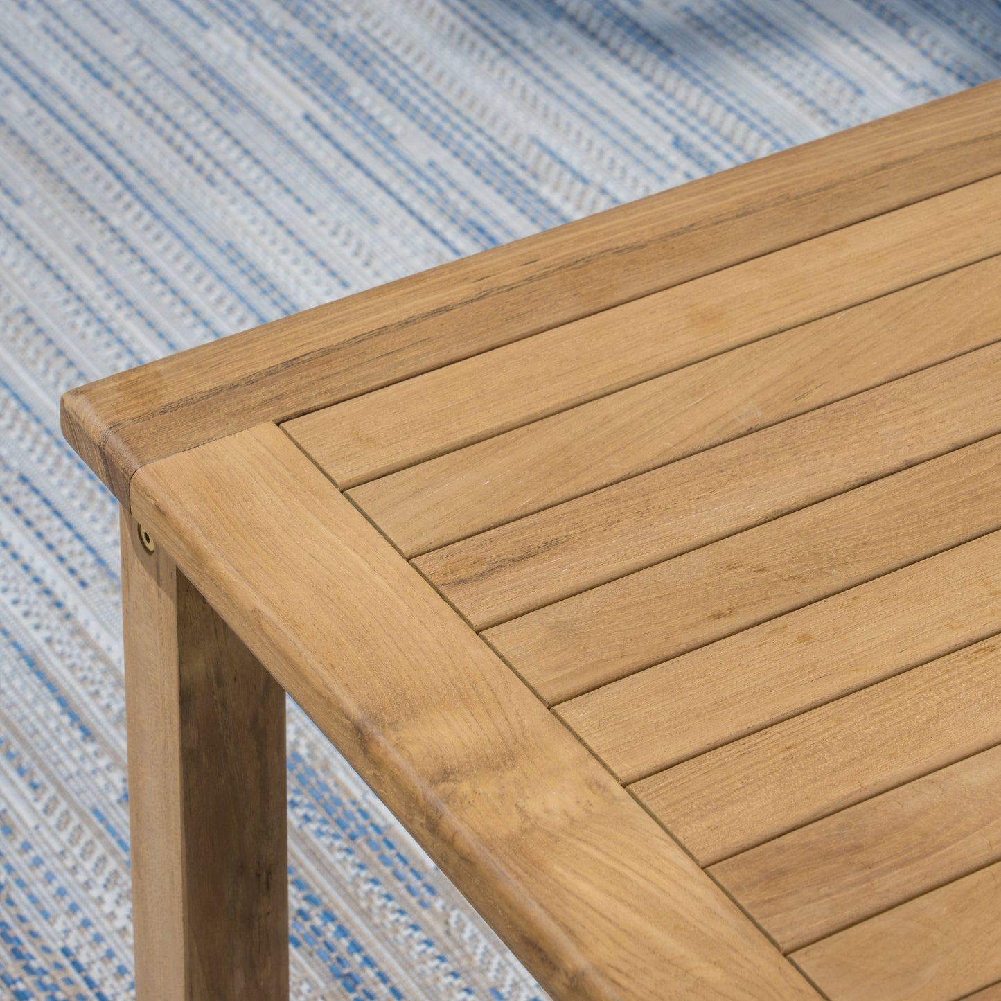 Set di 3 poltrone da club in teak indonesiano con cuscini Sunbrella