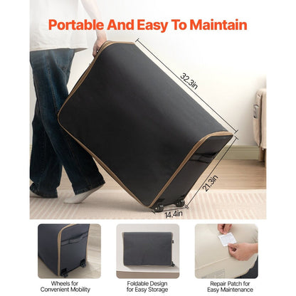 Materasso gonfiabile con telaio e pompa per campeggio o uso degli ospiti