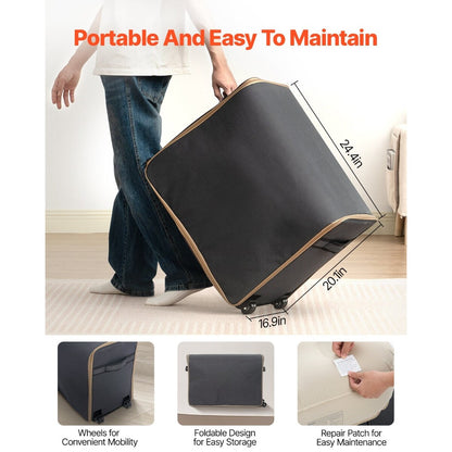 Materasso gonfiabile con telaio e pompa per campeggio o uso degli ospiti