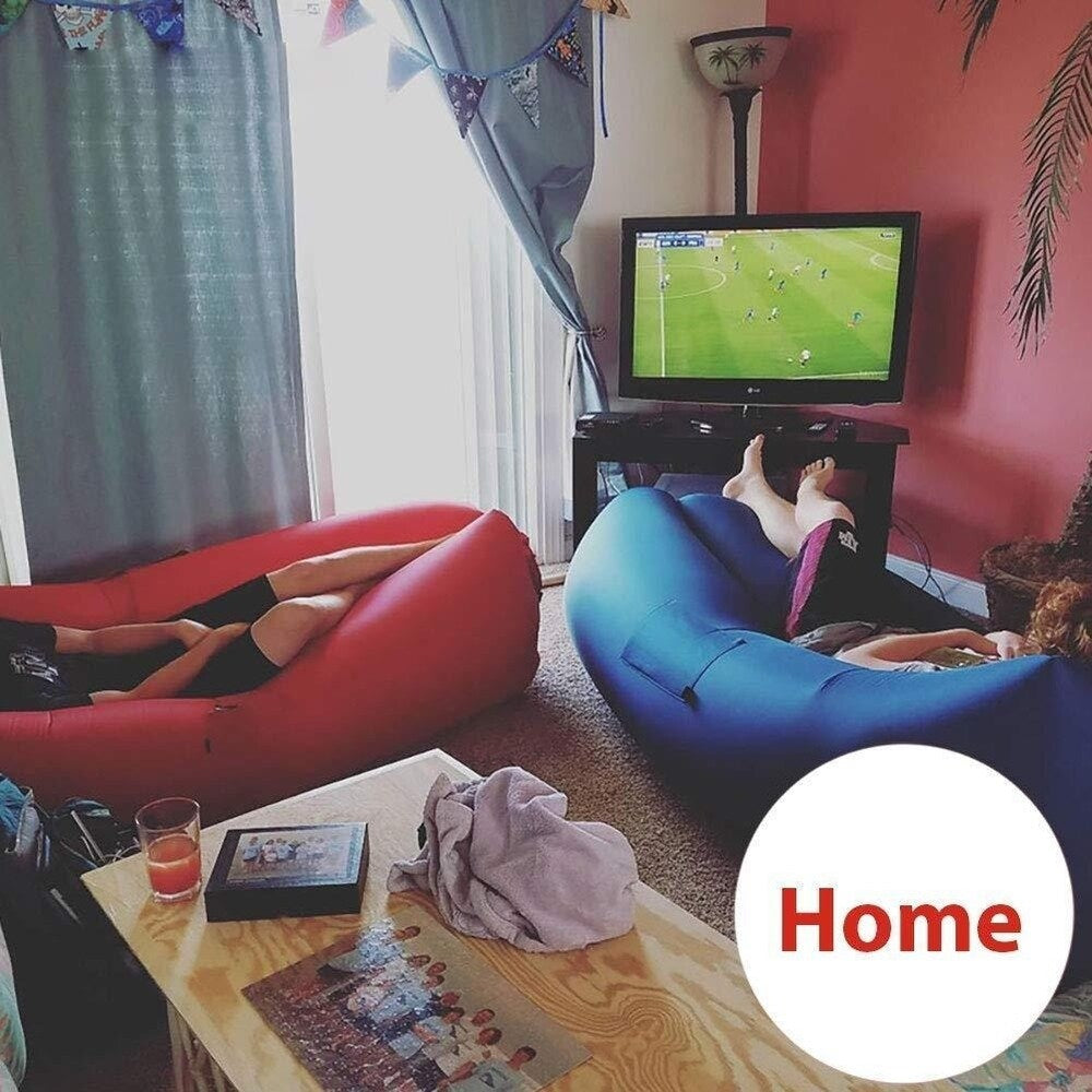 Divano gonfiabile portatile impermeabile con parasole staccabile per spiaggia