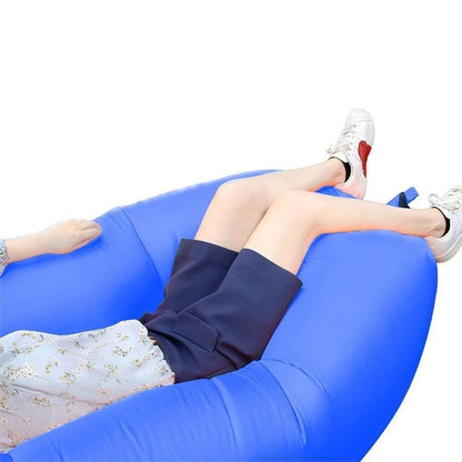 Divano gonfiabile portatile impermeabile con parasole staccabile per spiaggia