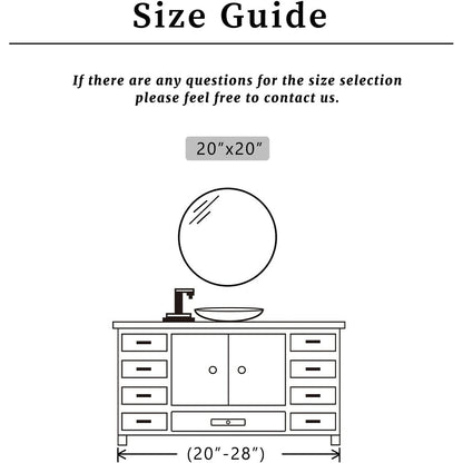 Specchio da parete rotondo - Specchio da bagno nero con cornice in metallo - Specchio moderno da appendere per ingresso, bagno, toeletta, soggiorno