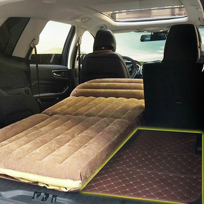 Materasso gonfiabile per auto Camel con gonfiaggio rapido e superficie floccata impermeabile per campeggio e viaggio