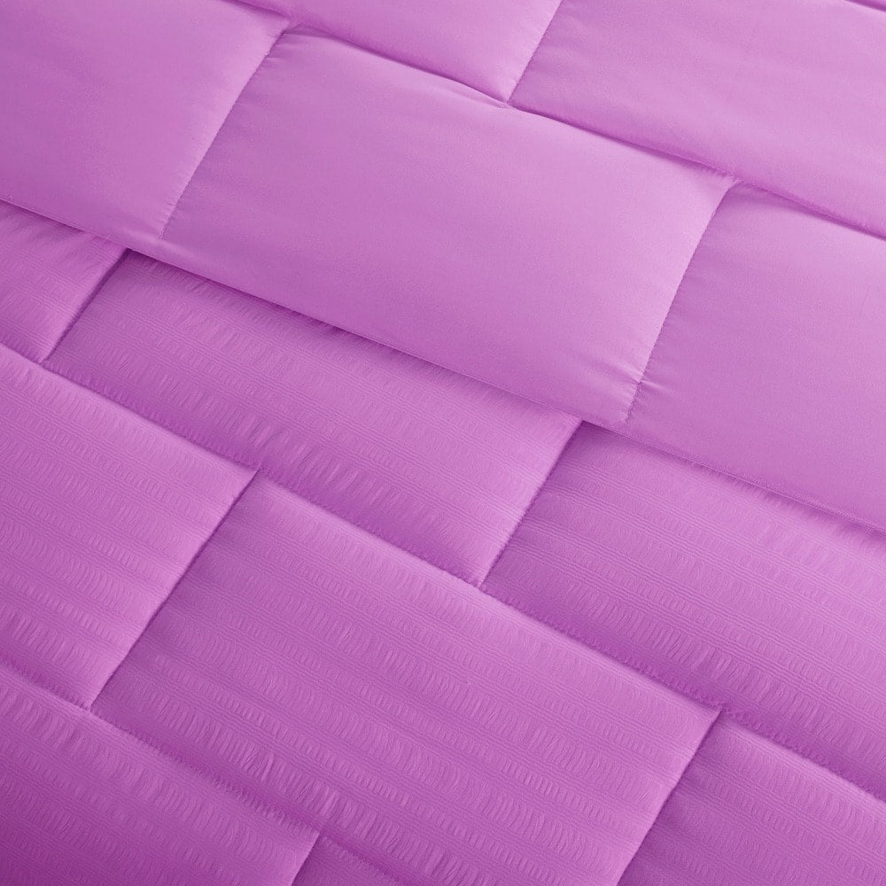 Set di piumoni alternativi in ​​seersucker Ava di Intelligent Design