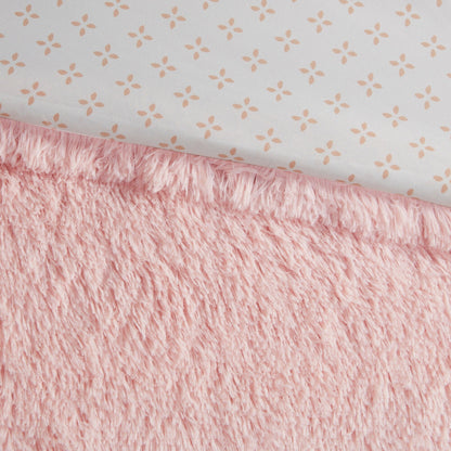 Set copripiumino reversibile in pelliccia pelosa Effie di Intelligent Design