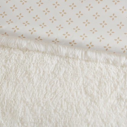 Set copripiumino reversibile in pelliccia pelosa Effie di Intelligent Design