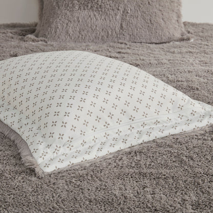 Set copripiumino reversibile in pelliccia pelosa Effie di Intelligent Design