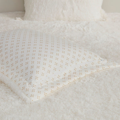 Set copripiumino reversibile in pelliccia pelosa Effie di Intelligent Design