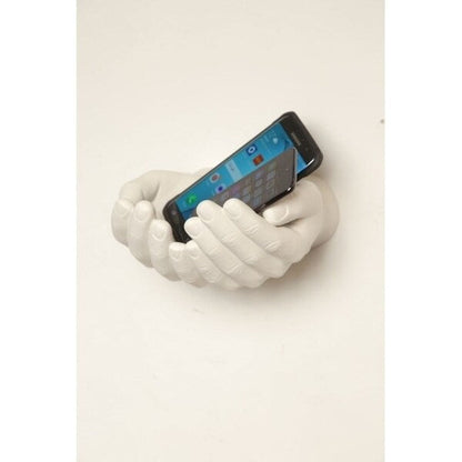 Supporto da parete Interior Illusions Plus White Hands Out - 7,5 lungo