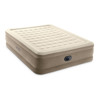 Materasso ad aria Intex 64427ED Dura-Beam Deluxe Ultra Plush con pompa integrata, Queen - Beige