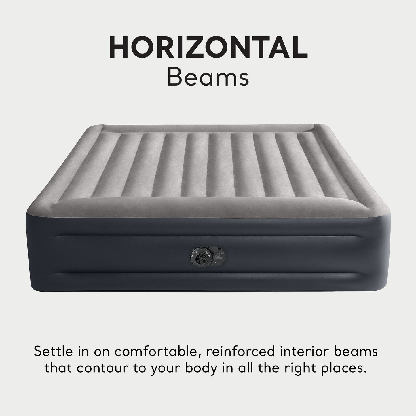 Materasso gonfiabile Intex Dura Beam Plus Deluxe con pompa integrata, King