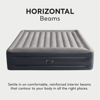 Materasso gonfiabile Intex Dura Beam Plus Deluxe con pompa integrata, King