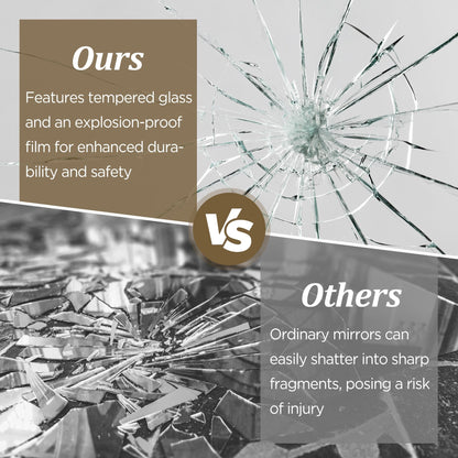 Specchio da parete irregolare Specchio da parete decorativo asimmetrico