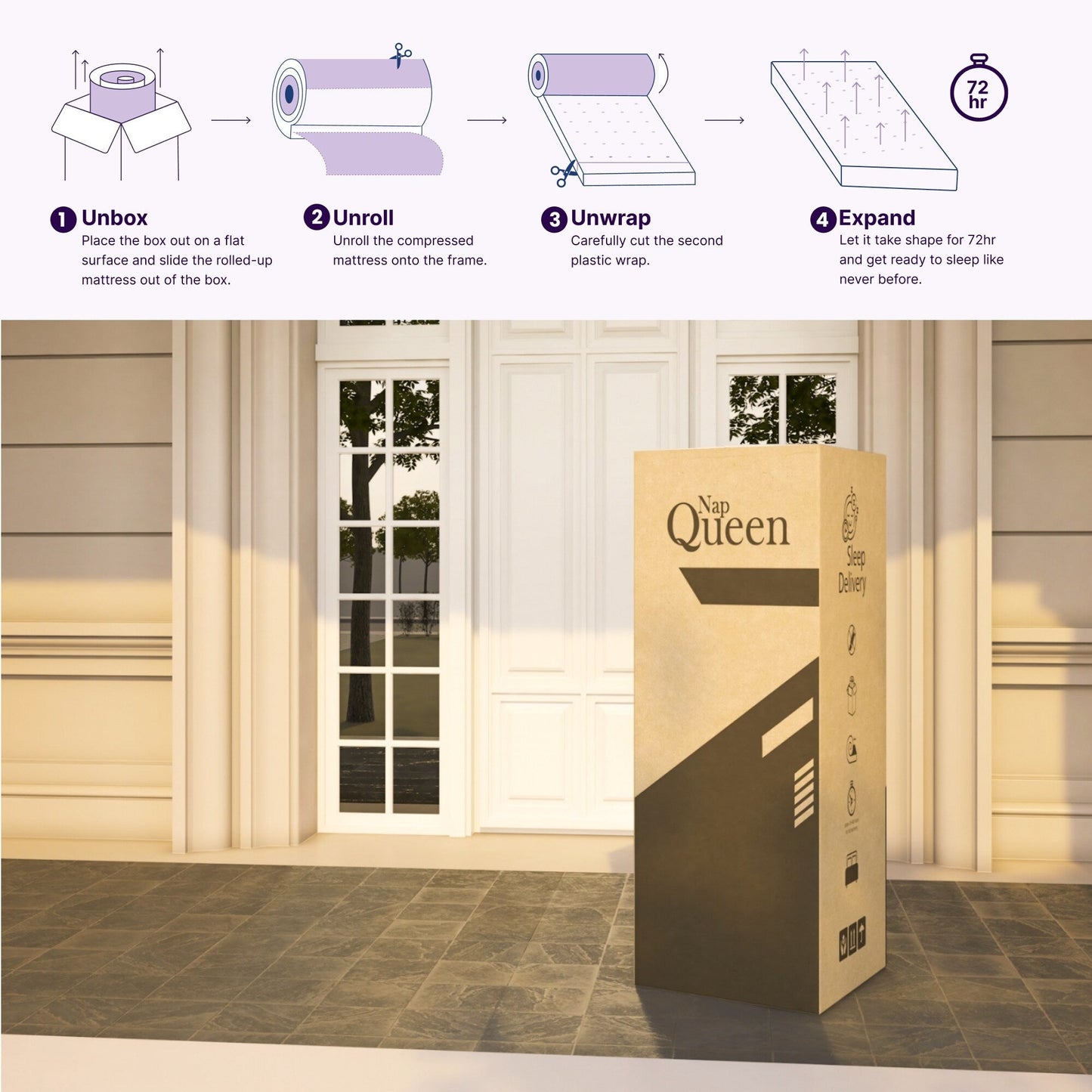 Materasso Isabella 14 pollici Queen Hybrid Pillow Top, certificato CertiPUR-US