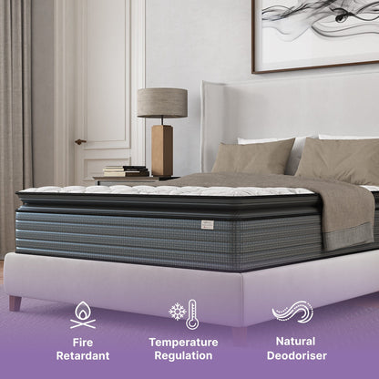 Materasso Isabella Twin Hybrid Pillow Top da 14 pollici, certificato CertiPUR-US