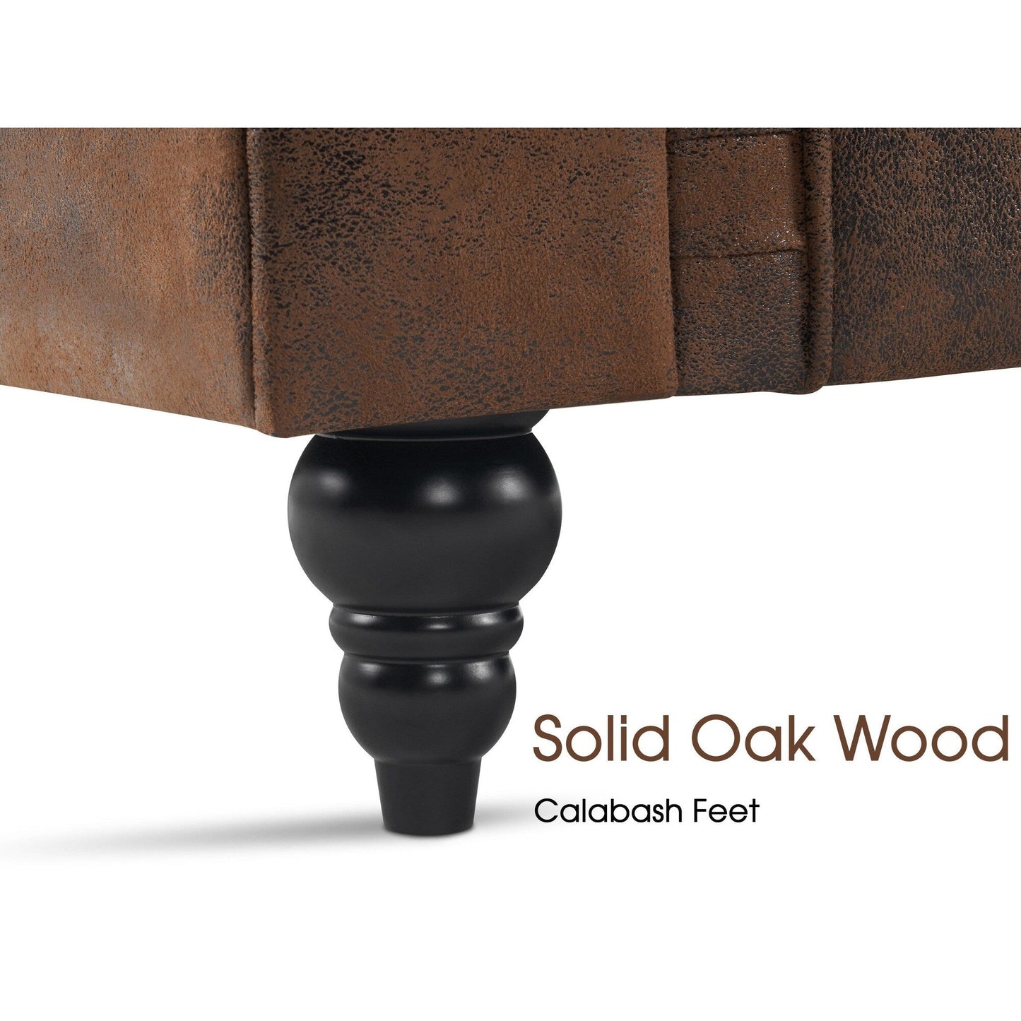 Divano da ufficio piccolo Ivinta, divano Chesterfield con lavorazione capitonné in velluto, divano vintage di metà secolo