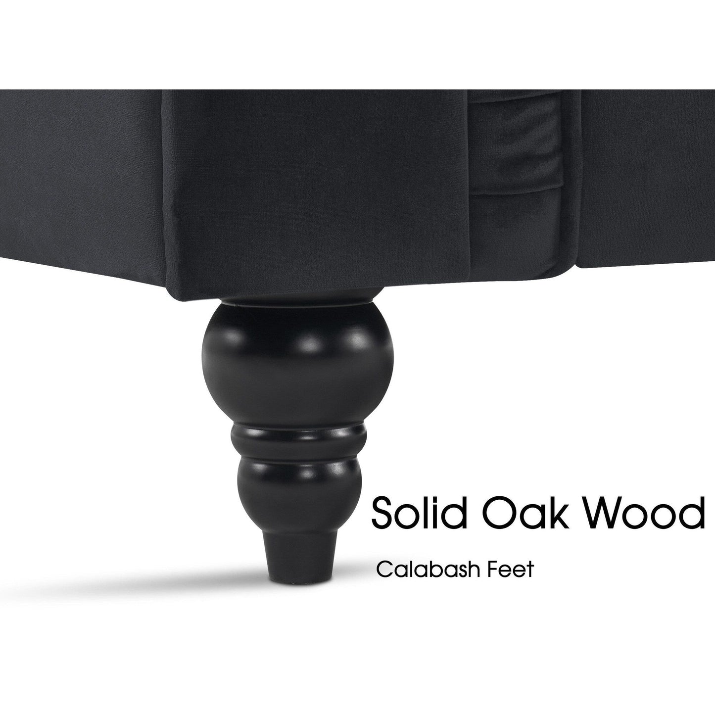 Divano da ufficio piccolo Ivinta, divano Chesterfield con lavorazione capitonné in velluto, divano vintage di metà secolo