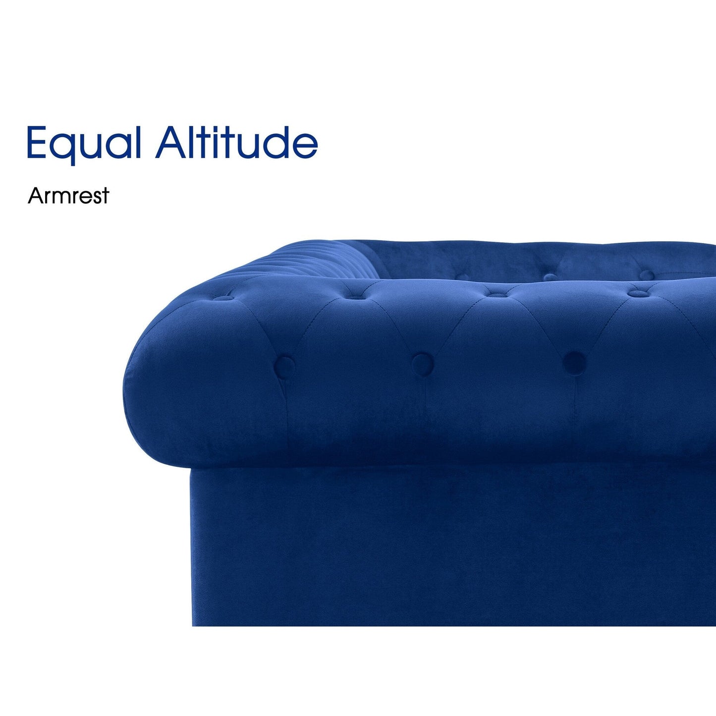 Divano da ufficio piccolo Ivinta, divano Chesterfield con lavorazione capitonné in velluto, divano vintage di metà secolo