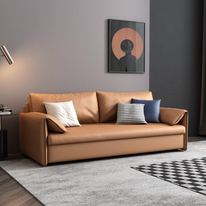 Divano letto in pelle vegana JASIWAY da 65,4''