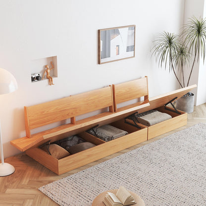 Divano JASIWAY in cotone beige con struttura in legno