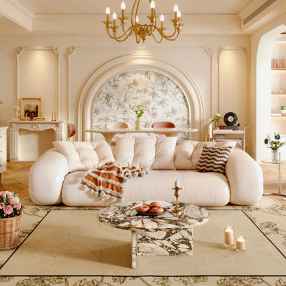 Divano letto trasformabile moderno JASIWAY, bianco