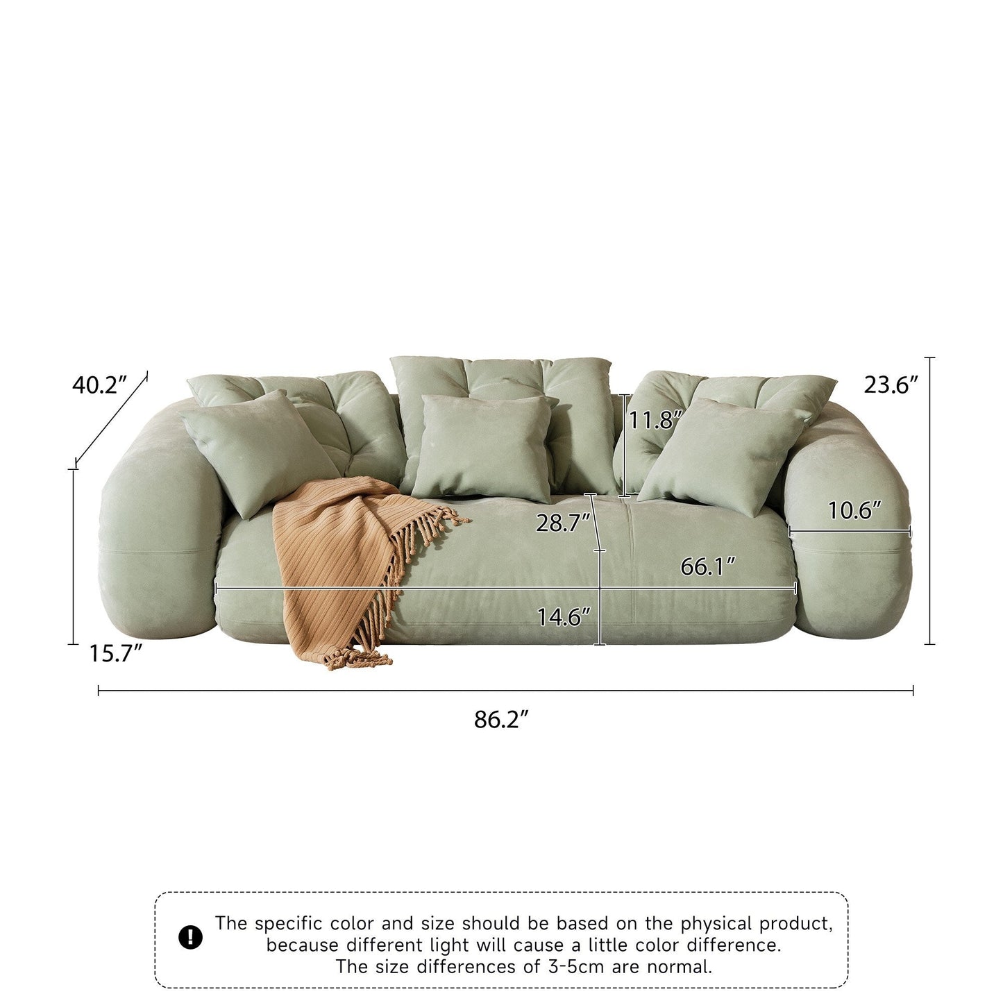 Divano letto trasformabile moderno JASIWAY, bianco