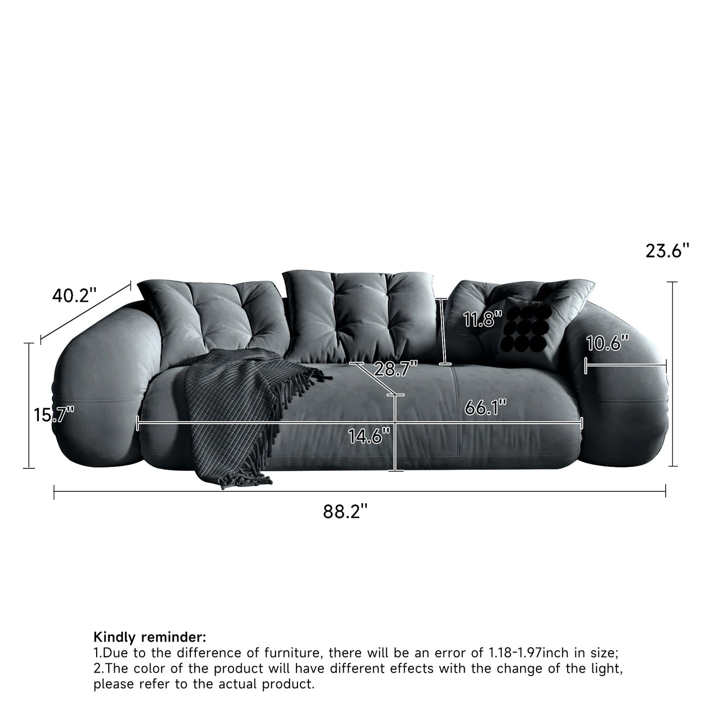 Divano letto trasformabile moderno JASIWAY, bianco
