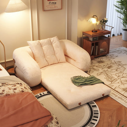 Divano letto trasformabile moderno JASIWAY, bianco