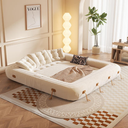 Divano letto trasformabile moderno JASIWAY, bianco