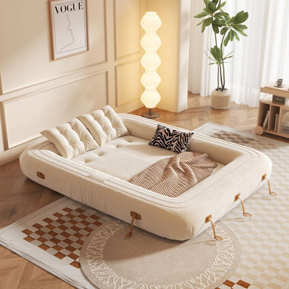 Divano letto trasformabile moderno JASIWAY, bianco